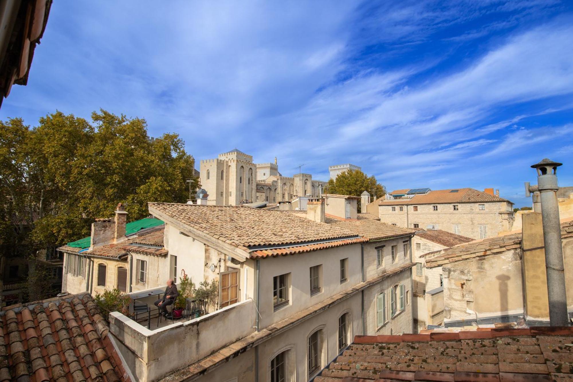 Le Ciel Du Palais - Intramuros - 2 Ch - Wifi Avignon Exteriör bild